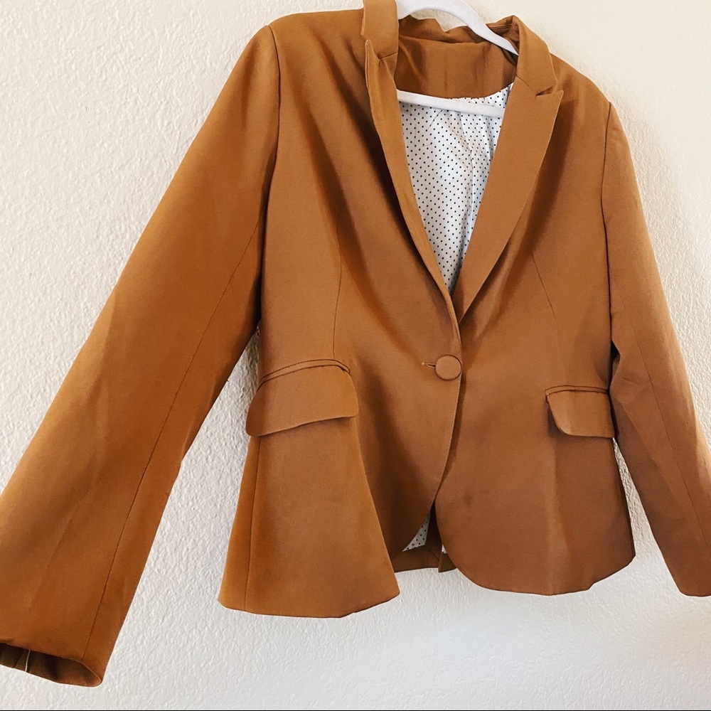 Vintage Oversized Button Down Blazer